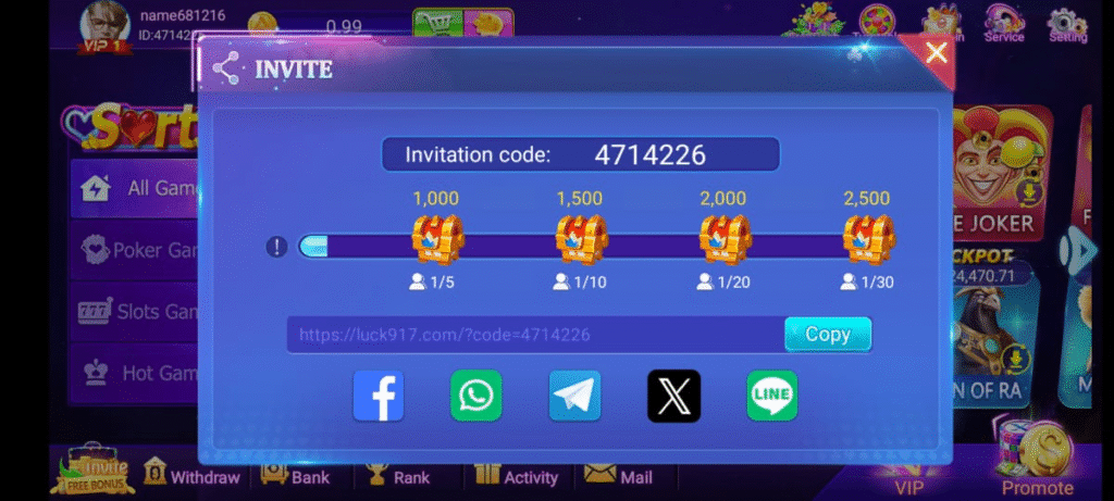 Luck 91 Game